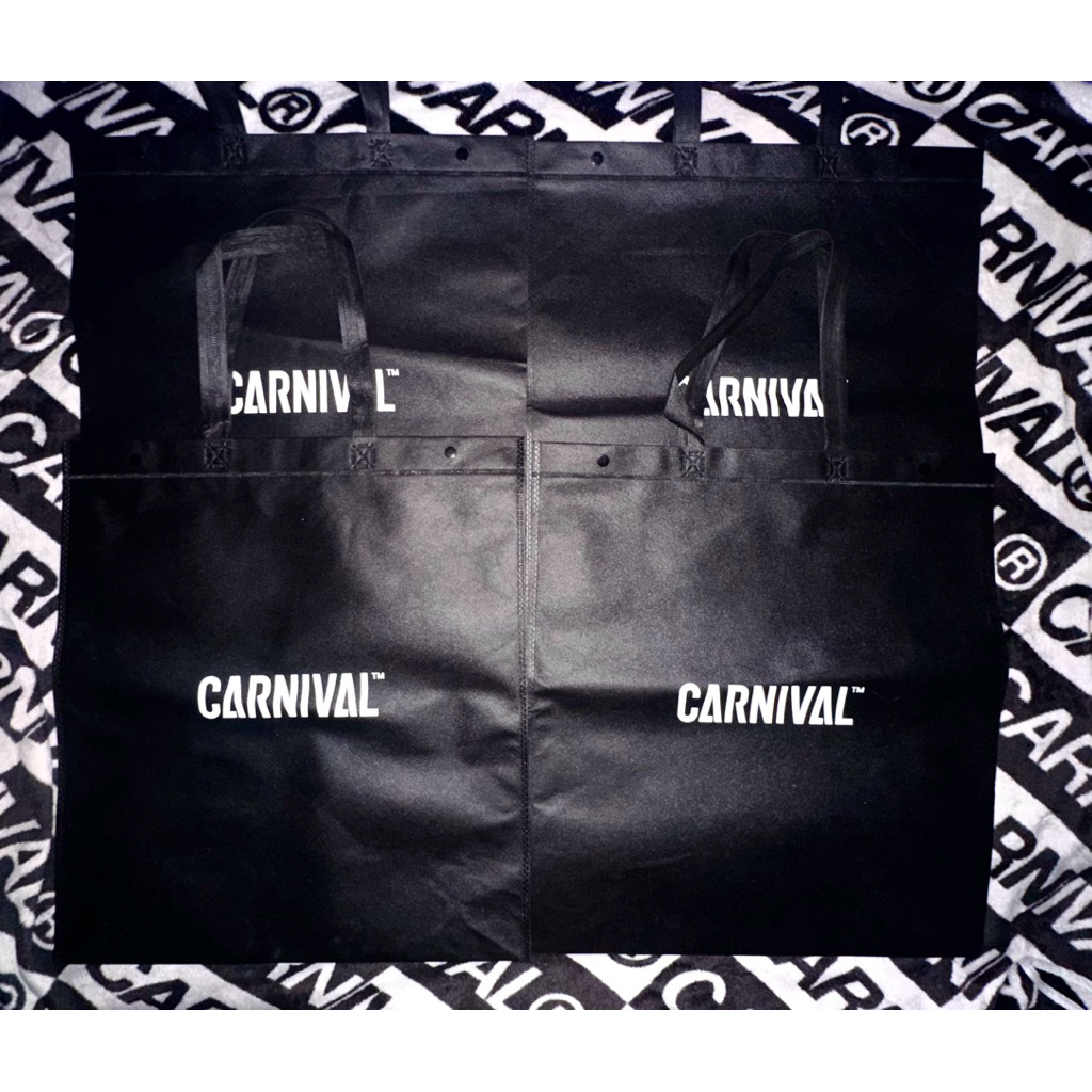 (💯มือ1ของแท้พร้อมส่ง)(🔥ส่งด่วน กทม) ถุงผ้า CARNIVAL  มี 3 ขนาด