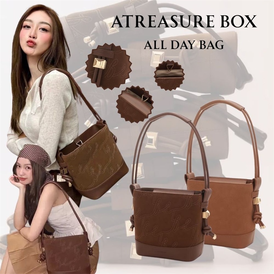 Atreasurebox กระเป๋า M/mini All Day treasure box Bag ATB Crossbody กระเป๋าสะพายไหล่ ของแท้ 100%🍩🍫🪐 ก