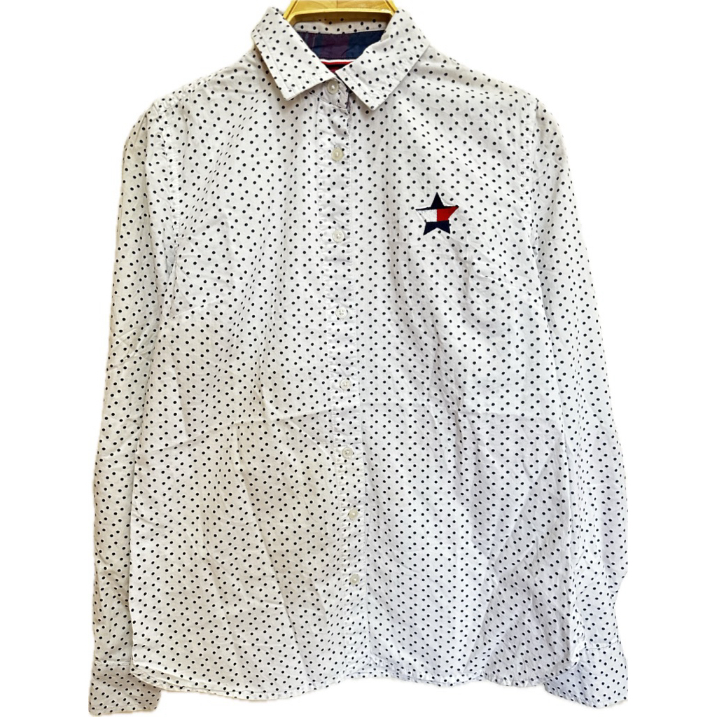 Tommy Hilfiger เสื้อเชิ้ตแขนยาว (ญ) ❗️มือสอง