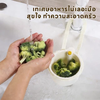 ตะกร้ากรองน้ำแบบแขวนสำหรับอ่างล้างจาน ตะกร้ากรองขยะในครัวแบบถอดได้