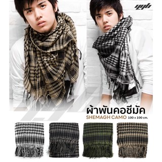 YGB ผ้าชีมัค ผ้าพันคอทหาร ลายพรางทหาร (Camo scarf) ผ้าพันคอผู้ชาย Shemagh Scarf