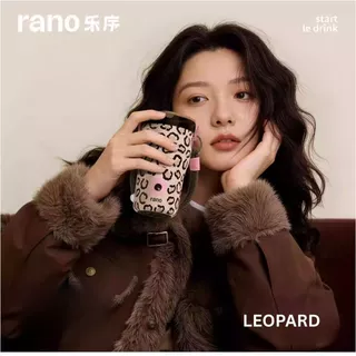 🥤 RANO แก้วสแตนเลส 316 เคลือบเซรามิก ขนาด 420 ml เก็บความร้อน-เย็นได้ยาวนาน ด้วยระบบสูญญากาศ 2 ชั้น
