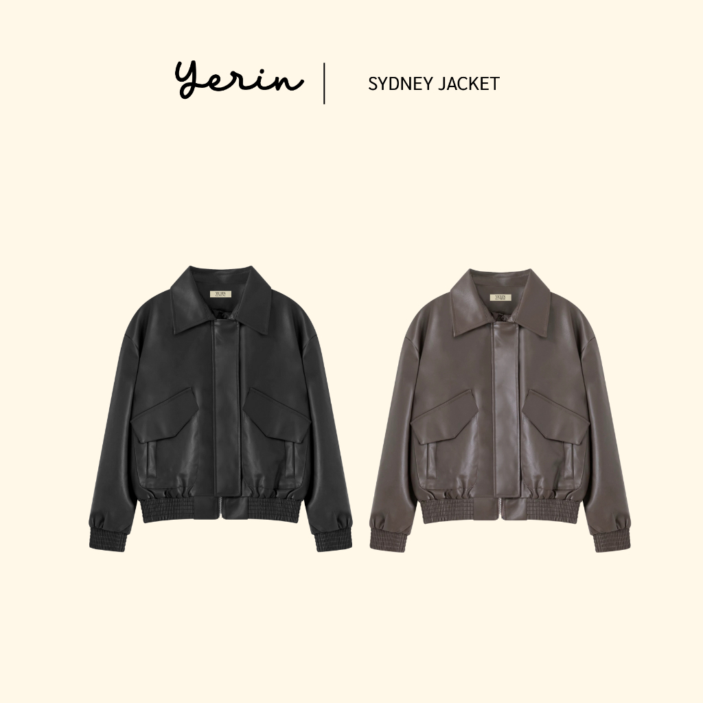 YERIN - Sydney Jacket เสื้อแจ็คเก็ตหนัง