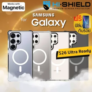 (แถมฟิล์ม) เคส HiShield with Magnetic สำหรับ Galaxy S26 Ultra / S25 Ultra / S24 Ultra / S23 Ultra