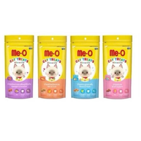 ( 12ซอง) Me-O Treat มีโอ ทรีต ขนมแมว 50g.*โปรดอ่านรายละอียดก่อนสั่งซื้อ