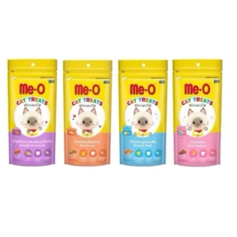 ( 12ซอง) Me-O Treat มีโอ ทรีต ขนมแมว 50g.*โปรดอ่านรายละอียดก่อนสั่งซื้อ