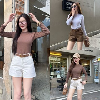 AB.NEW DROP! BASIC SHORT PANTS กางเกงขาสั้นสีพื้น