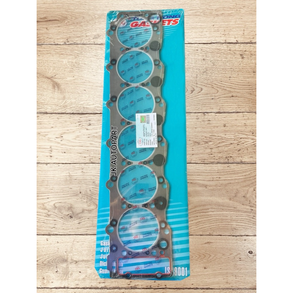 ยี่ห้อ THG แท้ๆ ปะเก็นฝาสูบเหล็ก ISUZU R/K ROCKY195 6HH 12V HGI3077U 8-94393-346-1 ประเก็นฝาสูบ/BDTN