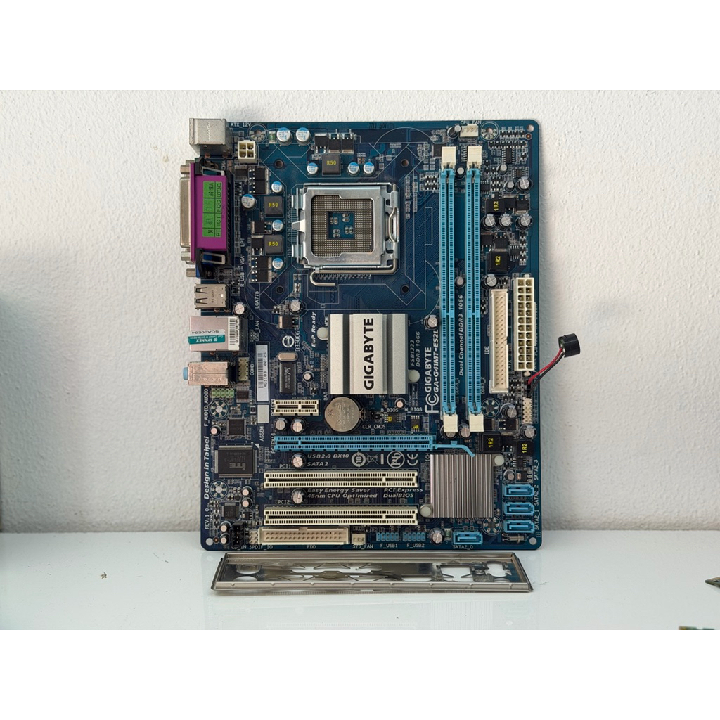 เมนบอร์ด mainboard 775 ddr3 gigabyte ga-g41mt-es2l  ใช้งานปกติ เสียง แลน วันที่ usb