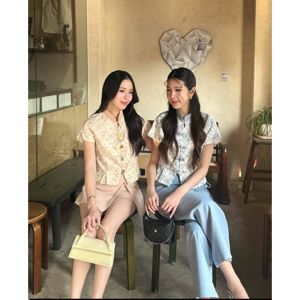 CHEN AI CHINESE NEW YEAR (เก็บโค้ดส่วนลดที่ Shopee Trendy สินค้าลดราคาถึงวันที่ 24 Feb) TOP AND SKORT - รูปที่ 6