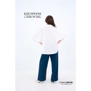 KP930 เสื้อเชิ้ตคอปกแขนสามส่วนเป็นแบบสวมหัว ผ้าใส่สบายไม่ร้อน