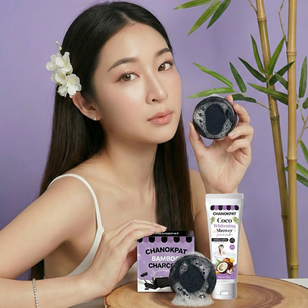 โปรคู่ สบู่1+สครับ1 CHANOKPAT พิเศษฉ่ำ
