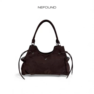 NF25035 NEFOUND กระเป๋าสะพายรุ่น Charmmie bag หนังกลับ Premium