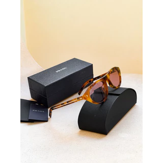 Prada แว่นกันแดดรุ่น B15SF ดีเทลขาโชว์แกนเหล็ก สวยหรู ของแท้ค่า