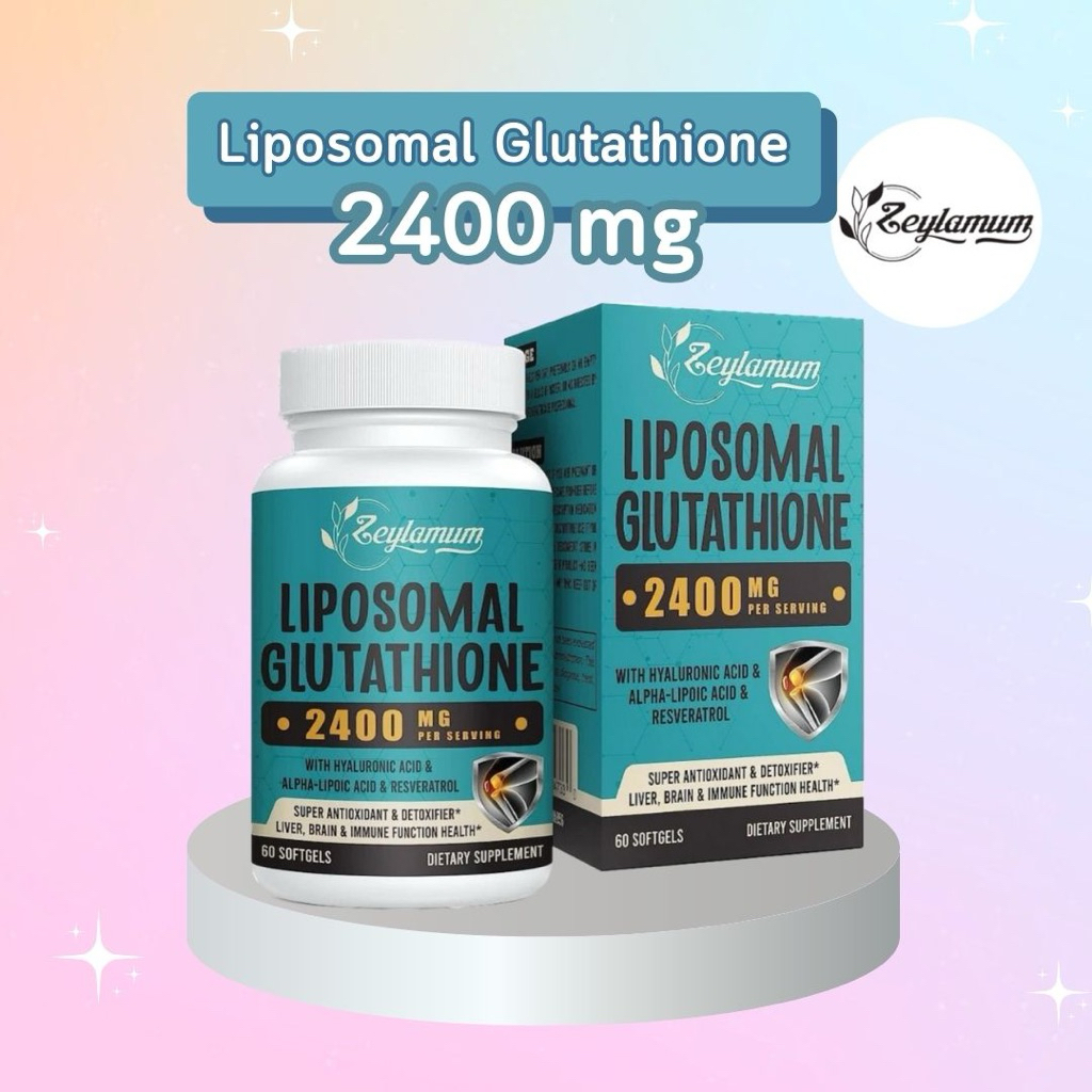 Zeylamum LIPOSOMAL GLUTATHIONE 2400 mg 60เม็ด กลูต้าไธโอน