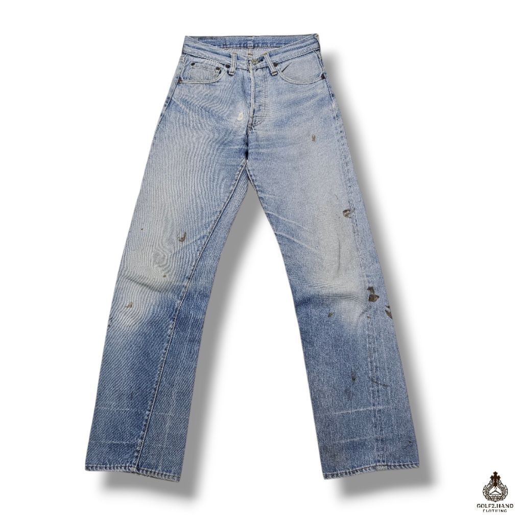 วินเทจ Levi's 501 ริมแดง made in USA กระดุมเบอร์ 6 กางเกงยีนส์มือสอง27/40/7.5