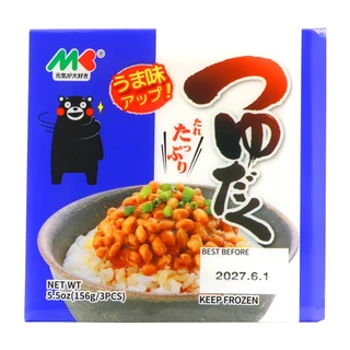 มารุคิน นัตโตะ พร้อมซอสปรุงรสดาขิ ขนาด 156 กรัม - TSUYUDAKU NATTO