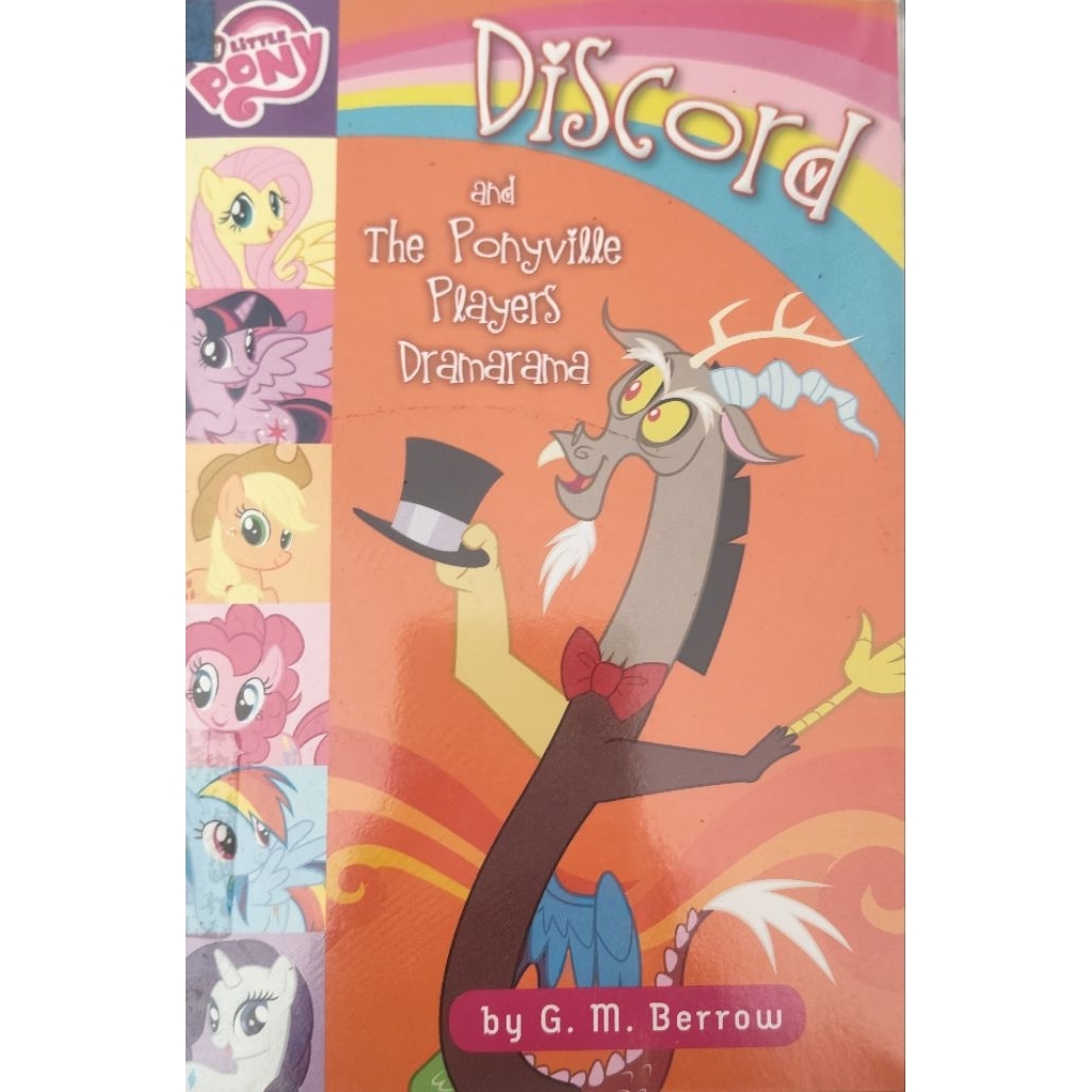 Discord and The Ponyville Players Dramarama Little pony หนังสือภาษาอังกฤษ