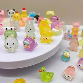 (20ชิ้น/30ชิ้น/50ชิ้น)ถุงสุ่ม เรืองแสงเรซิ่น ถุงสุ่มเรซิ่น จุ่มจิ๋ว จุ่มเรซิ่น สไตล์หลากหลาย