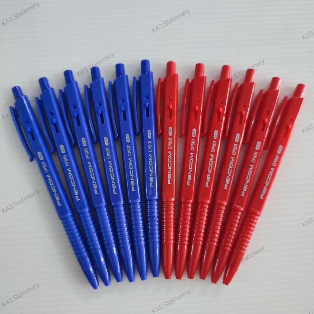 ปากกาลูกลื่น 1.0 mm. Pencom (1×12 ด้าม) CPS01