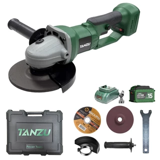 TANZU เครื่องเจียรไฟฟ้า 5 นิ้ว 125mm ปรับสปีดได้ มอเตอร์แรง ใช้ตัด เจียร ขัด เหล็ก ไม้ TZ-AG125
