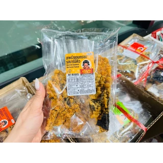 สาหร่ายเทมปุระ สาหร่ายชุบแป้งทอดกรอบ ห่อใส อร่อยจังอร่อยเต็มคำ (แพ็ค 3, 5, 10 ห่อ)