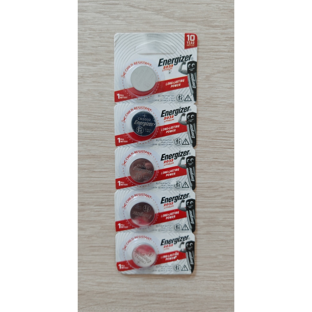 ถ่านกระดุม Energizer CR2032 Lithium Battery