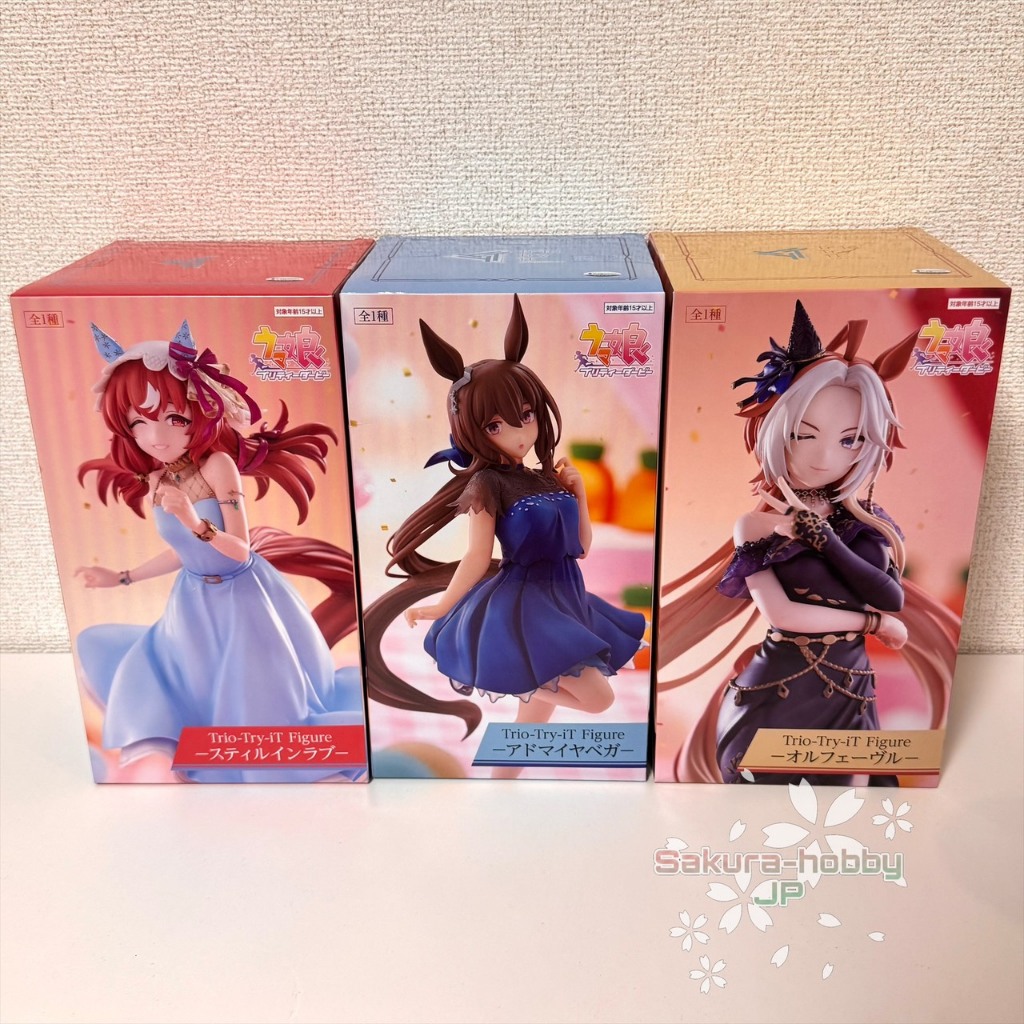 [Direct from Japan] Uma Musume FuRyu ROUND1 Limited Figure - Admire Vega / Still in Love / Orfevre