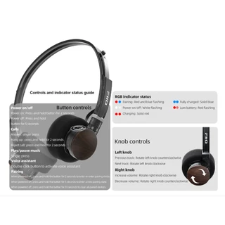[ประกันศูนย์ไทย] FiiO EH11 หูฟังบลูทูธ6.0 ครอบหู สไตล์ Retro-Futurism ดีไซน์กึ่งเปิดน้ำหนักเบา