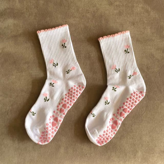 [พร้อมส่ง] 🌈 Color Pop Series🌈 Grip Socks ถุงเท้ากันลื่น สำหรับโยคะ พิลาทิส ออกกกำลังกาย