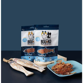 Boo & Ko (Dog) - Chicken & Fish Dog Treats ขนมสุนัข เนื้อแท้100% ปลอดภัยต่อสัตว์เลี้ยง ขนาด50-60กรัม