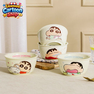 【ลิขสิทธิ์แท้】Crayon Shinchan ชามข้าว 4.7 นิ้ว 400ml | ชามเซ…