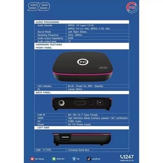 ใหม่ล่าสุด 2026 PSI S9 กล่องรับสัญญาณจานดาวเทียมรุ่นใหม่ล่าสุด รองรับจานทุกระบบเชื่อมต่อง่าย รับประกันสินค้า1ปี