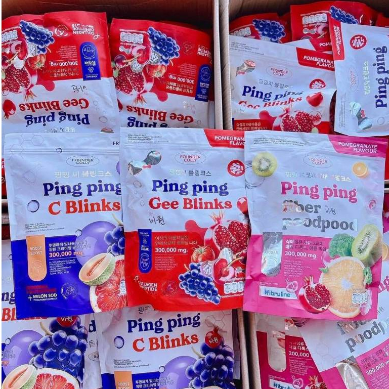 กลูต้าปิ๊งปิ๊ง PING PING C BLINKS FOUNDER COLLY  Ping Ping C Blinks (ปิ๊ง ปิ้ง ซี บลิ้งค์ 3 สูตร