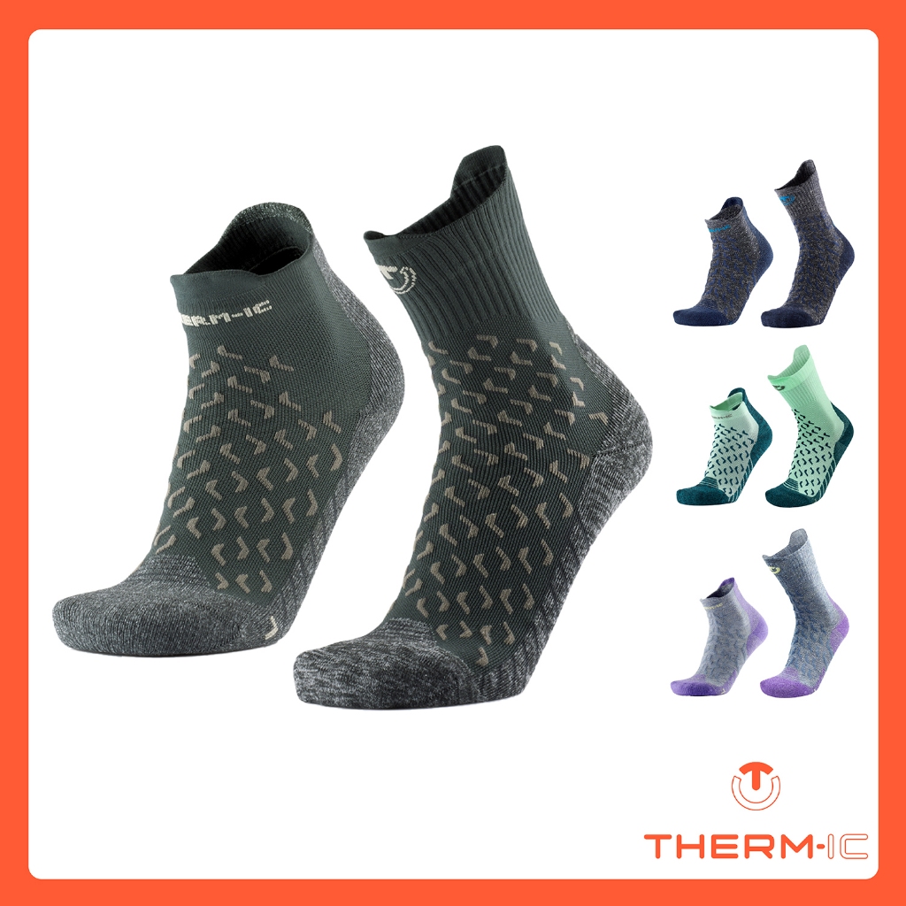 Therm-ic Outdoor Ultra Cool Socks ถุงเท้าเดินป่า-เดินเขา เทคโนโลยีเพิ่มความเย็นให้เท้า