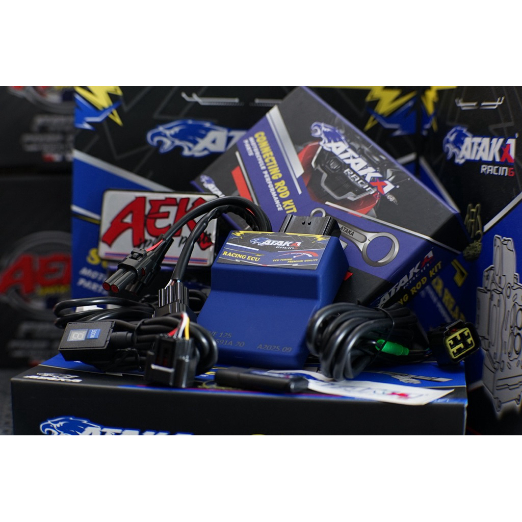 กล่องไฟ ATAKA Racing ECU WAVE-125i S4 ลงโปรแกรมพร้อมใช้งาน