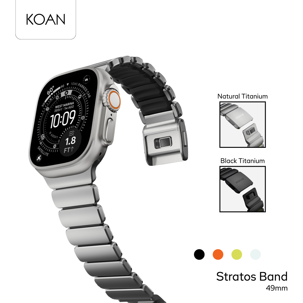 NOMAD สายนาฬิกา Stratos Band FKM ขนาด 49mm ใช้สำหรับ Apple Watch