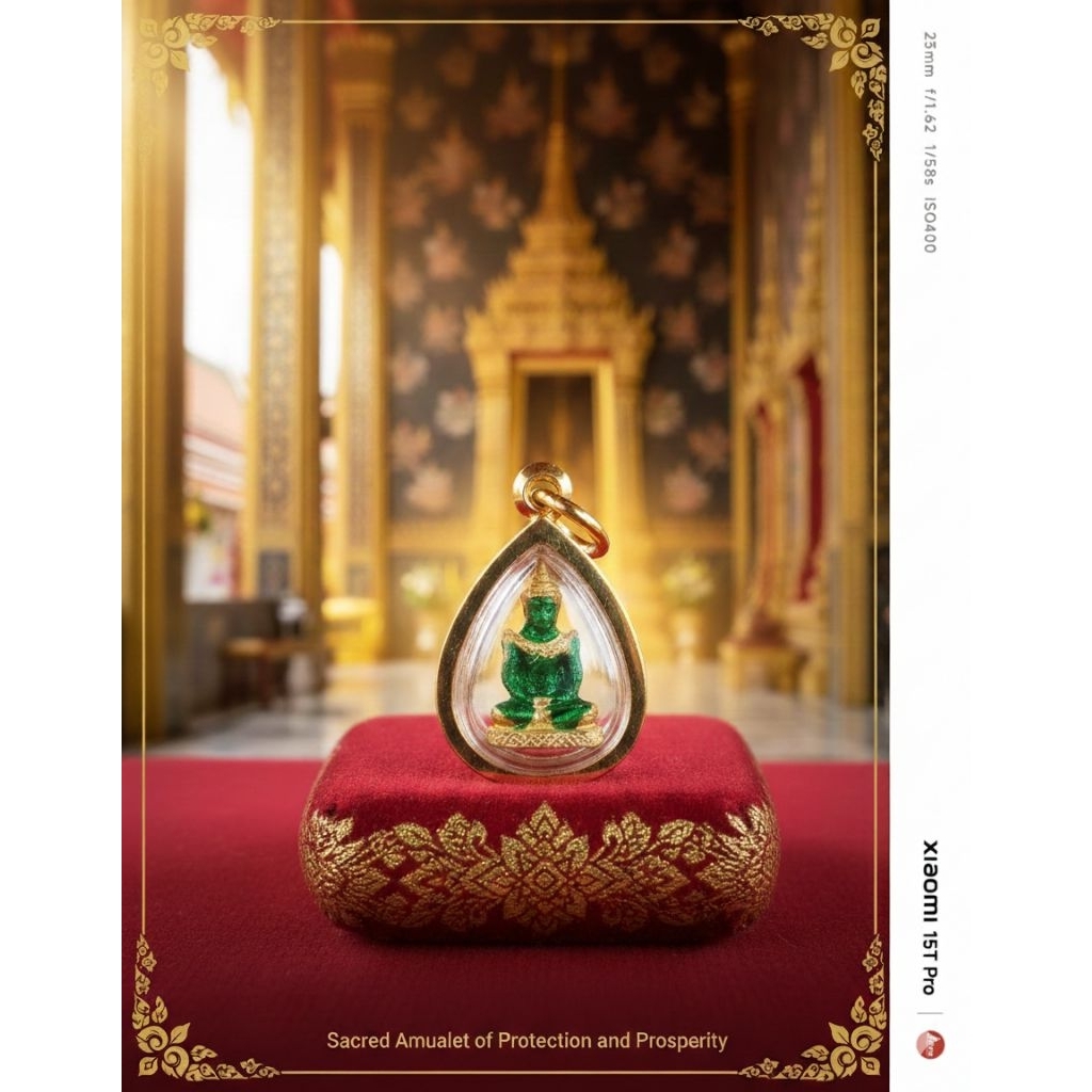 จี้พระแก้วมรกต มี3แบบ มือ1 ปลุกเสกแล้ว