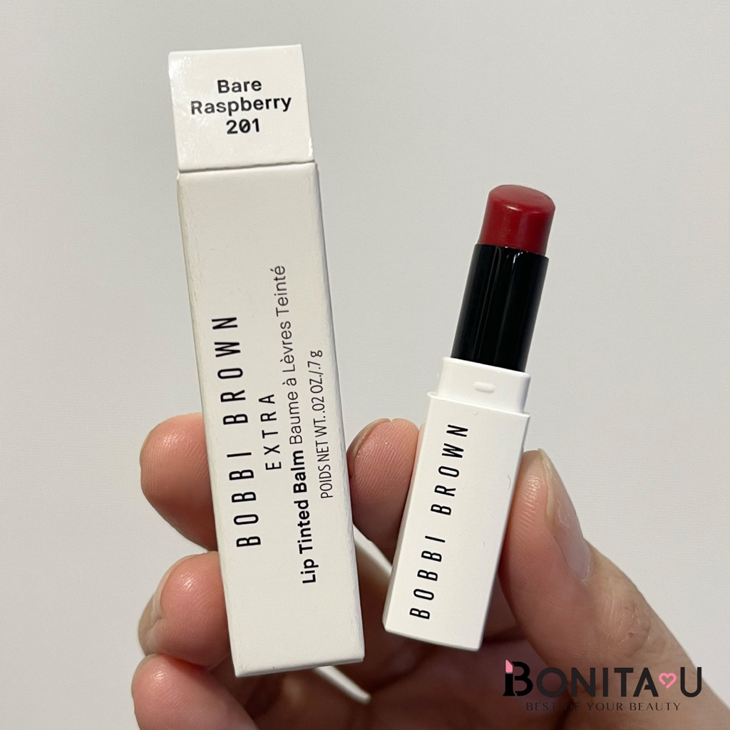 ⚡️ส่งทันที⚡️ รุ่นใหม่ ลิปมินิ Bobbi Brown Extra Lip Tinted Balm 0.7g (ขนาดมินิ) สี Bare Raspberry 201