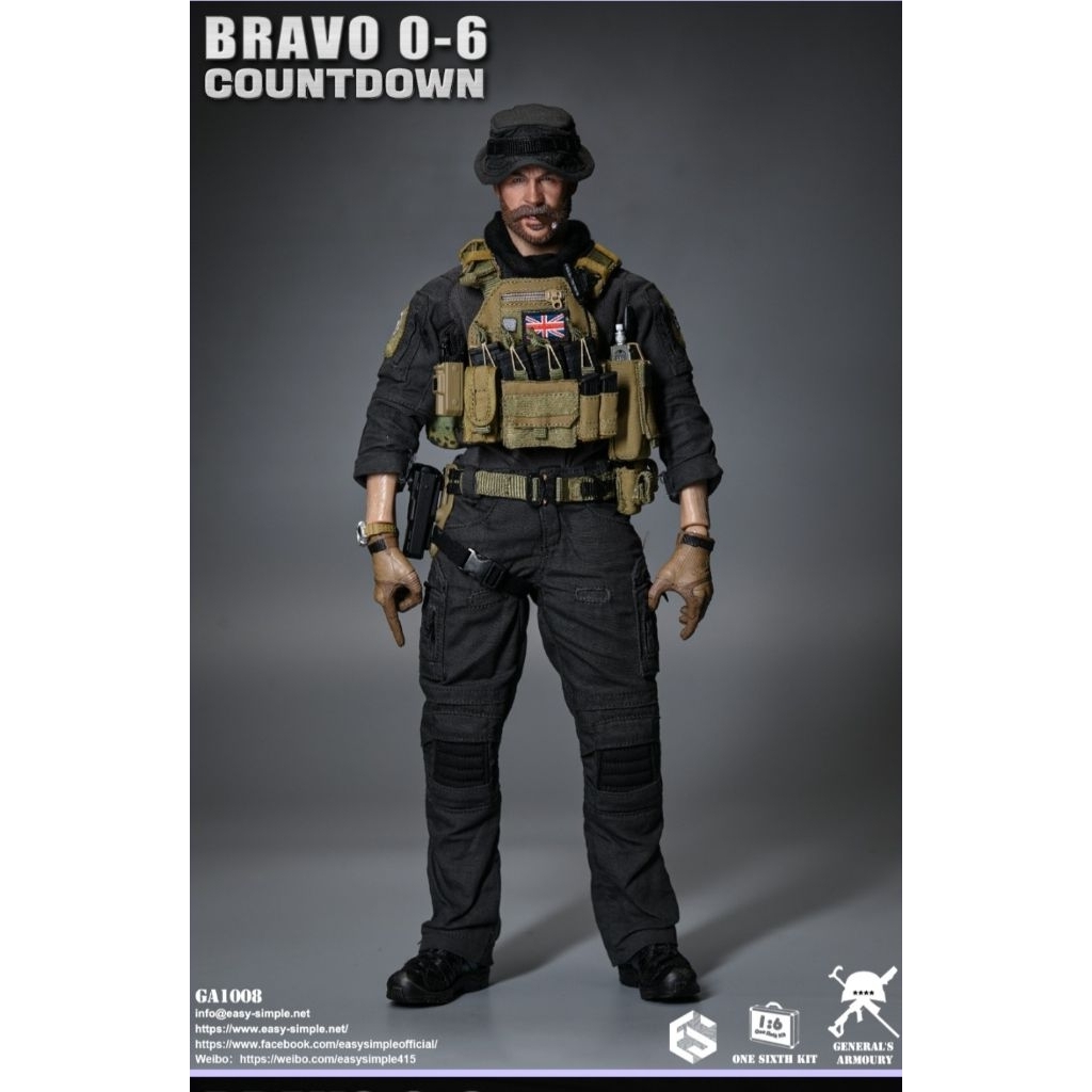 easy & simple General's Armoury GA1008 Bravo 0-6 Countdown