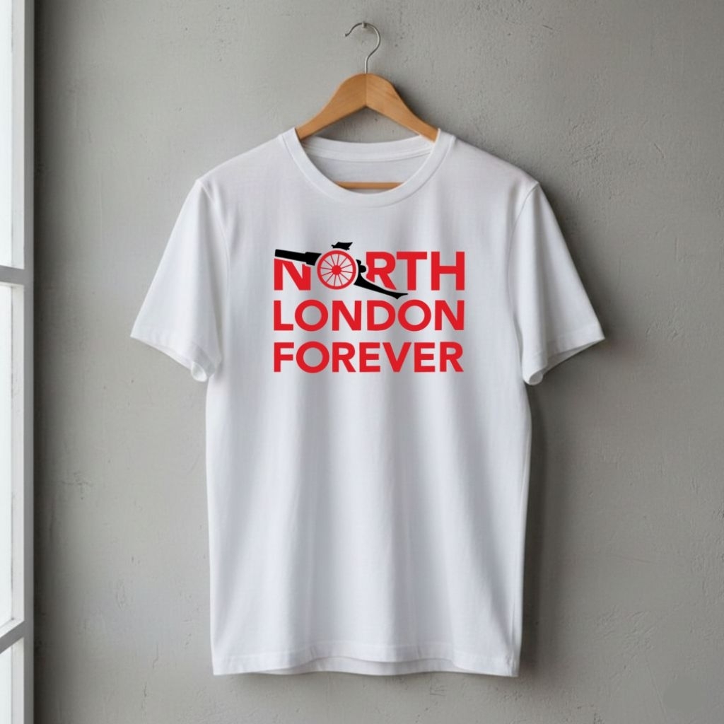 NMCT เสื้อยืดแฟนบอล อาร์เซนอล Arsenal Fan Tshirt(ผ้าคอตตอน100% งานสกรีนบล๊อก ลายติดแน่นทนนาน)