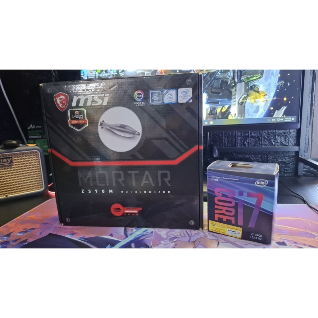 cpu+mb i7 8700 ตัวแรง