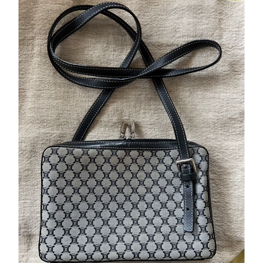 CELINE Macadam Crossbody Bag