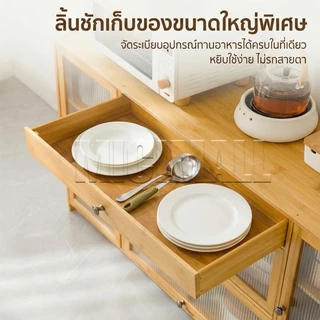𝑴𝑰𝑪𝑰 ตู้ครัว ตู้เก็บของ เคลือบสารกันสนิม มีฝาปิดกันฝุ่นกันหนู มีพื้นที่ในการจัดเก็บสินค้ามาก