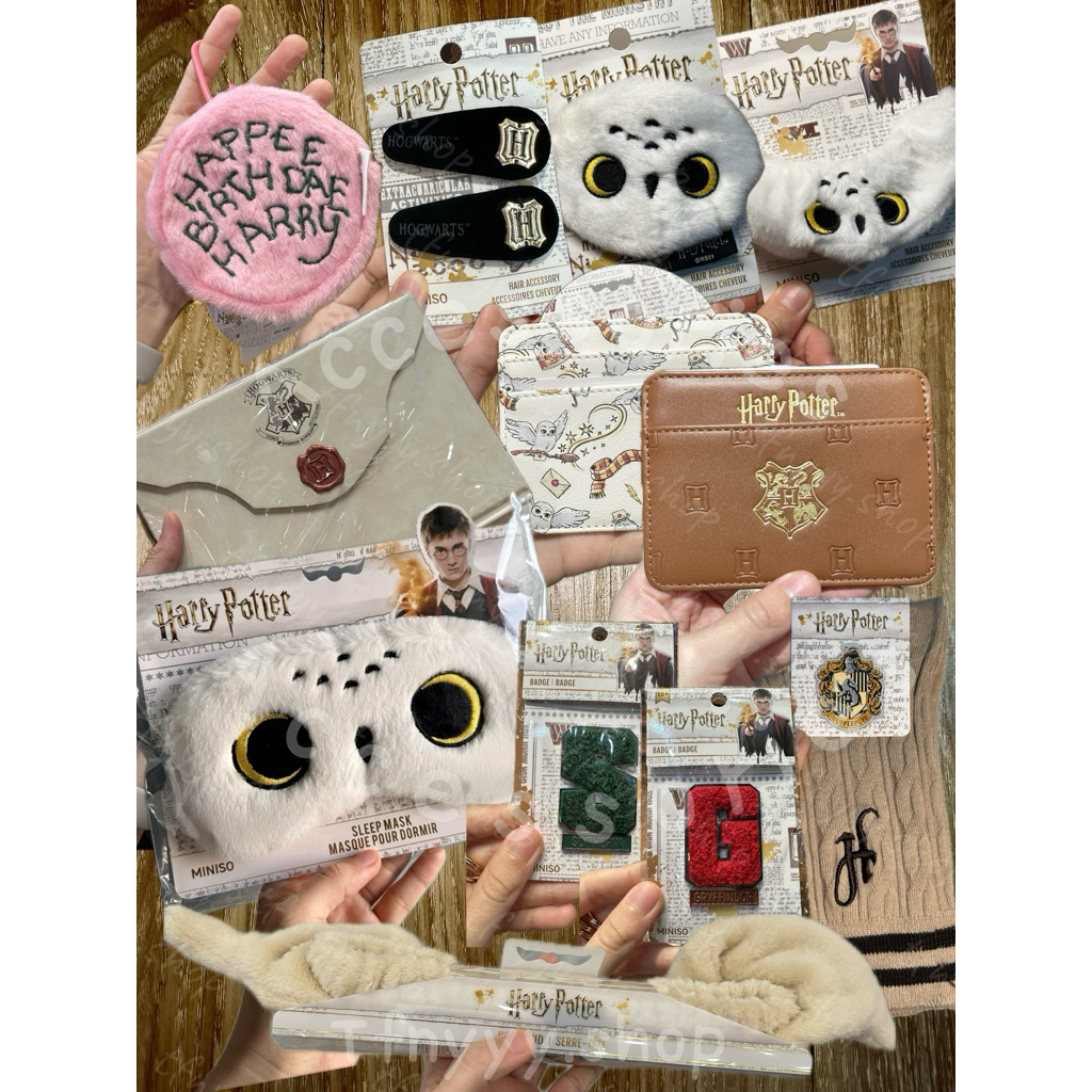 (พร้อมส่ง🇹🇭) เครื่องประดับ /ที่ใส่บัตร Harry potter x miniso