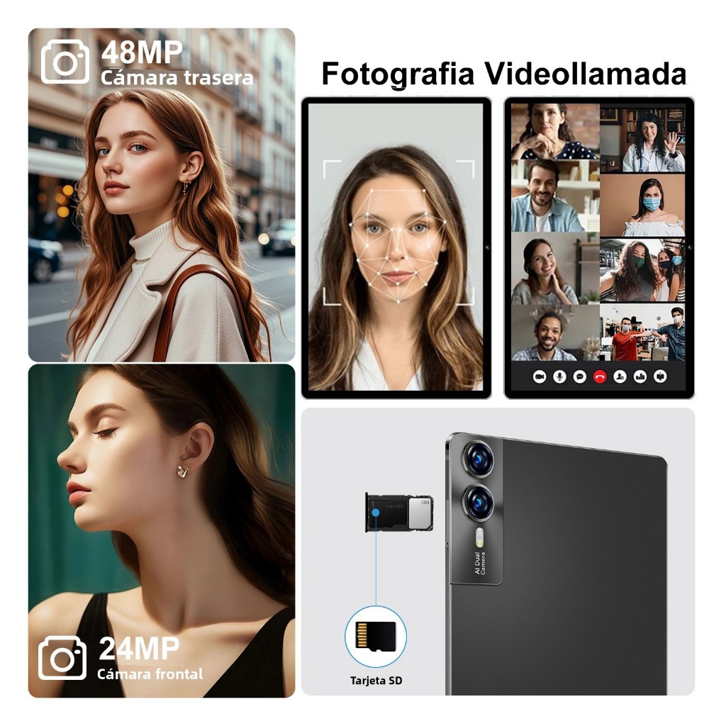 OPP0✨ซื้อ1แถม 11 🔥ฟรี แท็บเล็ต S13 จอใหญ่12.1นิ้วHDดั้งเดิม 16GB+1TB ROM Dual SIM LTE WiFi 5G Tablet for work games COD - รูปที่ 6