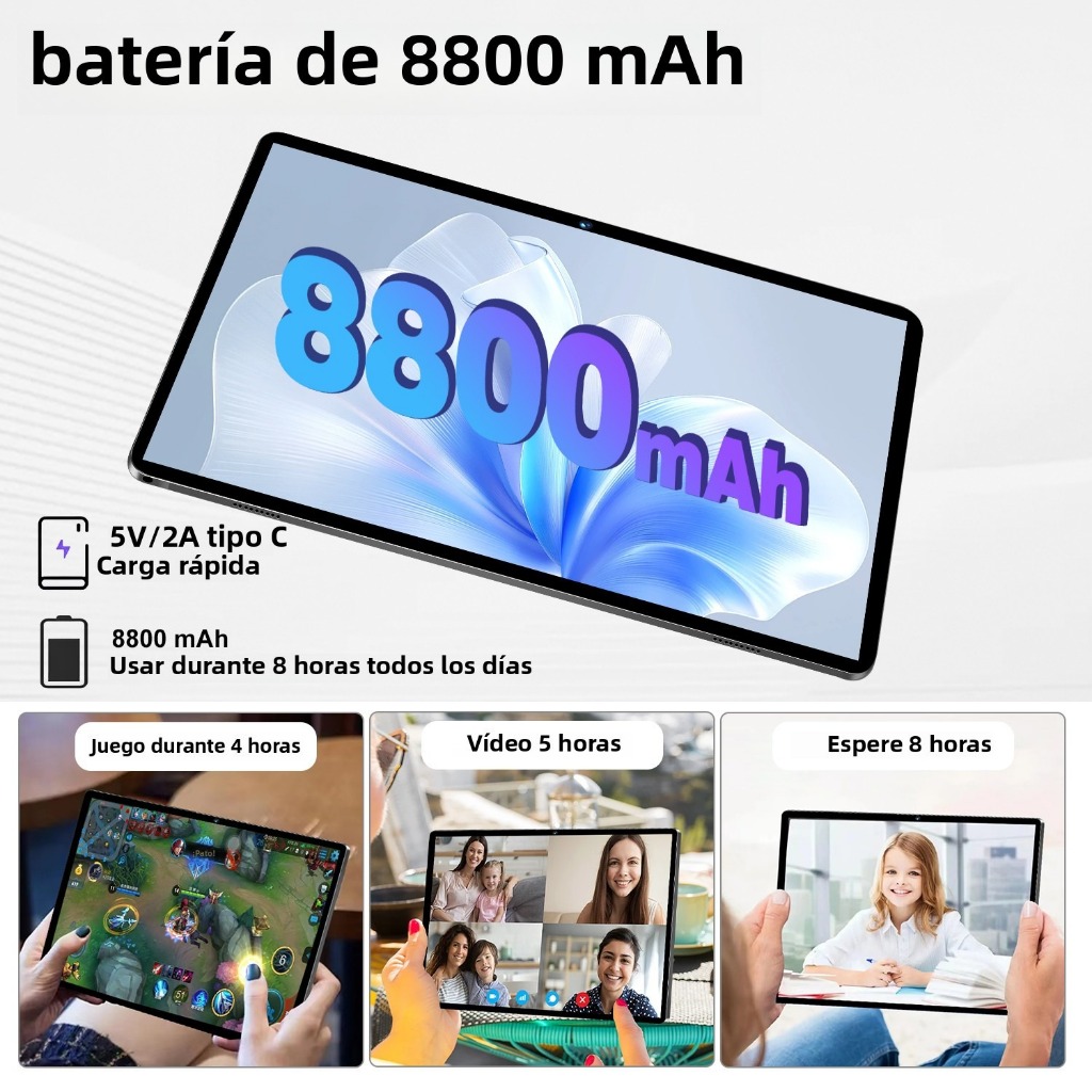 OPP0✨ซื้อ1แถม 11 🔥ฟรี แท็บเล็ต S13 จอใหญ่12.1นิ้วHDดั้งเดิม 16GB+1TB ROM Dual SIM LTE WiFi 5G Tablet for work games COD - รูปที่ 7