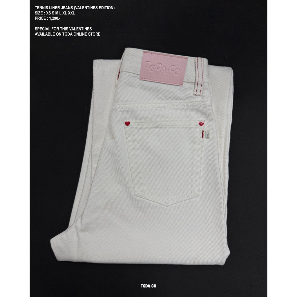TGDA.CO - กางเกงยีนส์ Body girl รุ่น Tennis liner jeans (พร้อมส่ง)