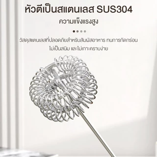 CAMEL เครื่องปั่นฟองนมนิยม 3 ระดับความเร็ว หัวสแตนเลส 304 ไร้เสียงดัง 3 วิได้ฟองเนียน​
