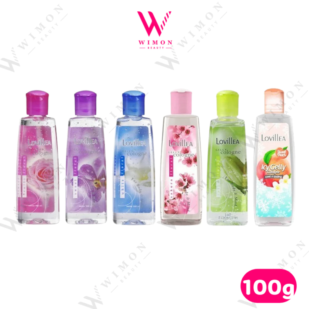 Lovillea gelly cologne 100 ml. ลาวีเลีย เจลลี่ โคโลญจน์ เจลน้ำหอม